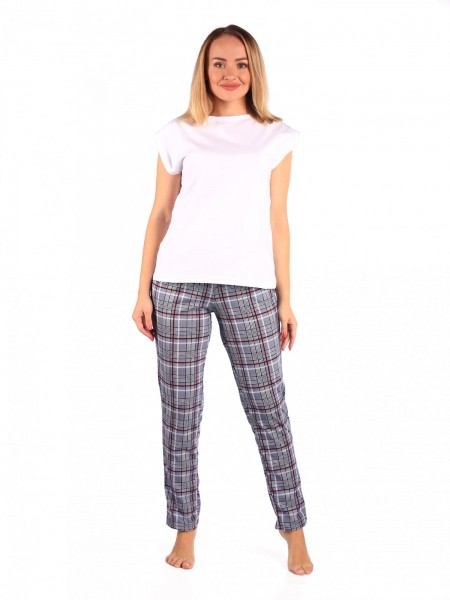 Брюки женские кулирка Оксфорд