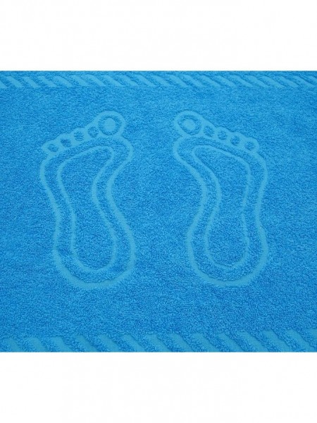 Полотенце махровое Ножки р.35*60 Голубой