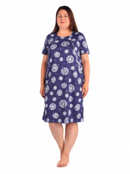 Платье женское кулирка Долина одуванчик